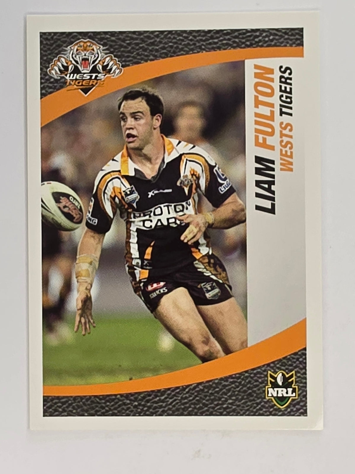 NRL 2008 Daily Telegraph | #170 | Liam Fulton | Wests Tigers