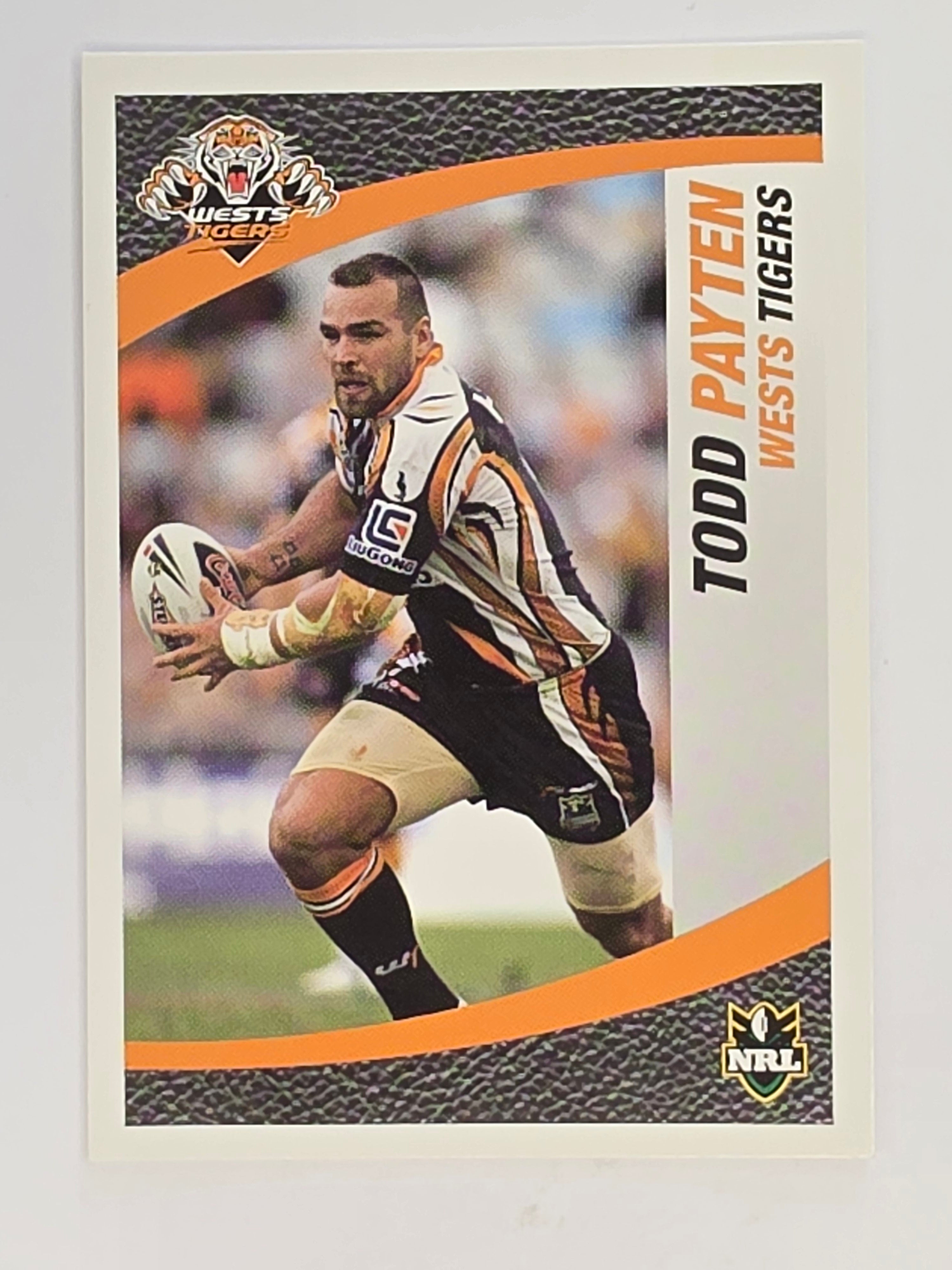 NRL 2008 Daily Telegraph | #179 | Todd Payten | Wests Tigers