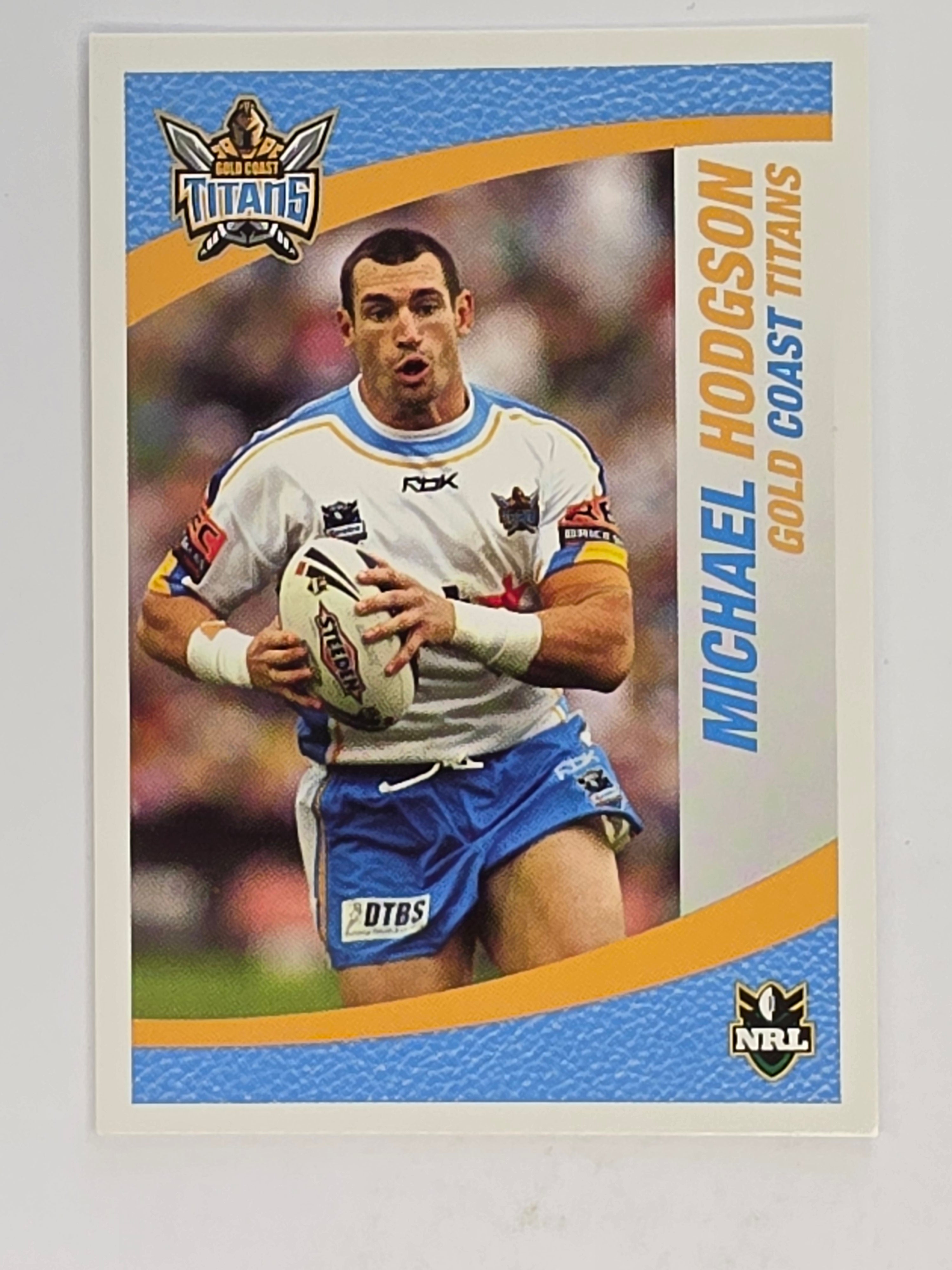NRL 2008 Daily Telegraph | #185 | Michael Hodgson | Gold Coast Titans