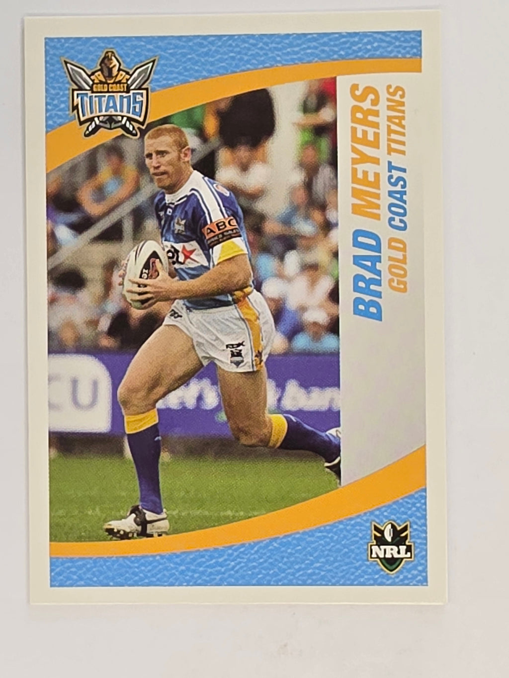 NRL 2008 Daily Telegraph | #186 | Brad Meyers | Gold Coast Titans