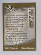 NRL 2008 Daily Telegraph | #200 | Duncan Hall Team of the Century