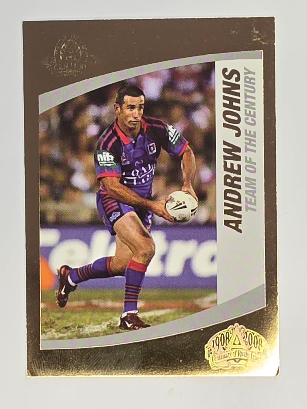NRL 2008 Daily Telegraph | #202 | Andrew Johns Team of the Century