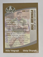 NRL 2008 Daily Telegraph | #206 | Mal Meninga Team of the Century