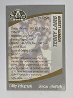 NRL 2008 Daily Telegraph | #218 | Terry Lamb Modern Legend