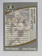 NRL 2008 Daily Telegraph | #219 | Allan Langer Modern Legend