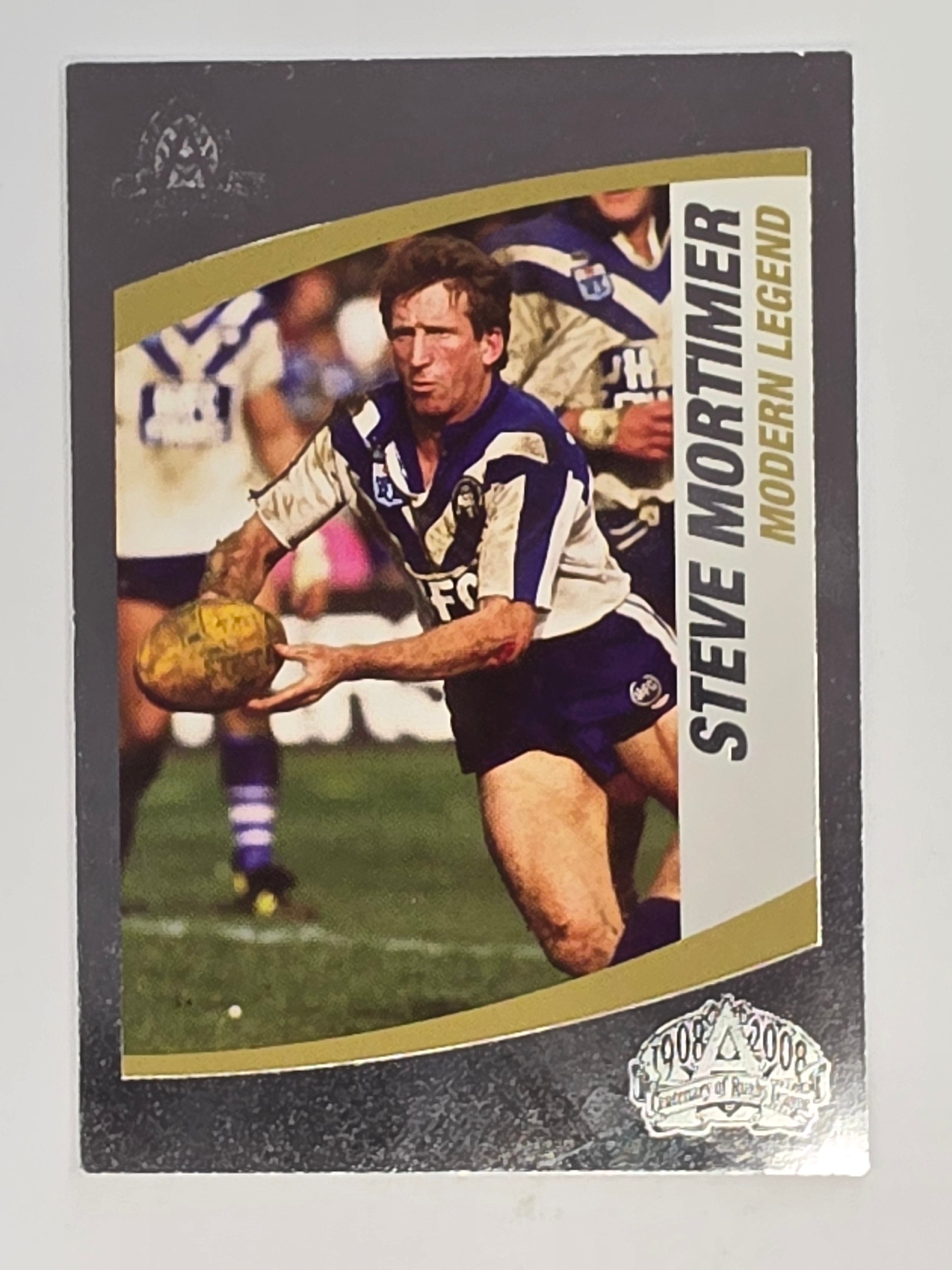 NRL 2008 Daily Telegraph | #221 | Steve Mortimer Modern Legend