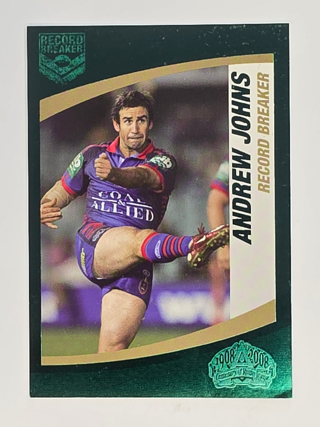 NRL 2008 Daily Telegraph | #234 | Andrew Johns Record Breaker