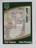 NRL 2008 Daily Telegraph | #235 | Terry Lamb Record Breaker