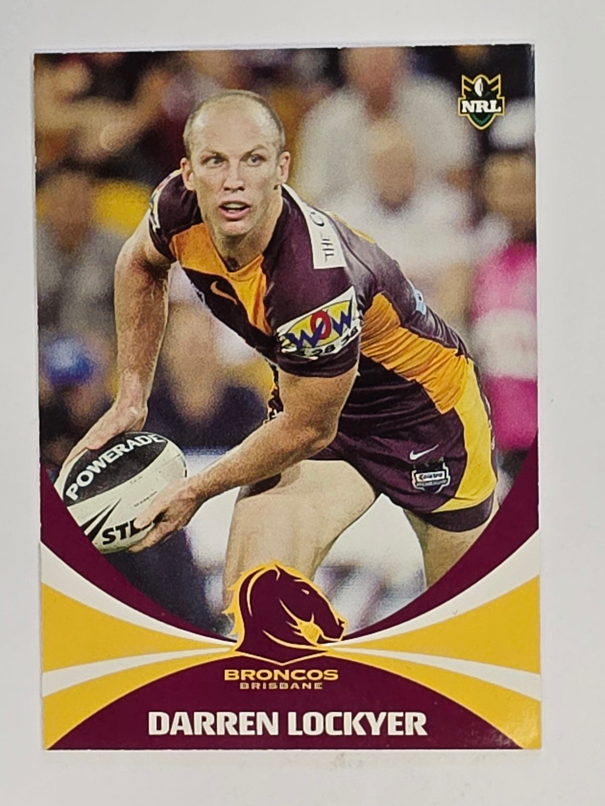 NRL 2011 Daily Telegraph | #006 Darren Lockyer | Brisbane Broncos