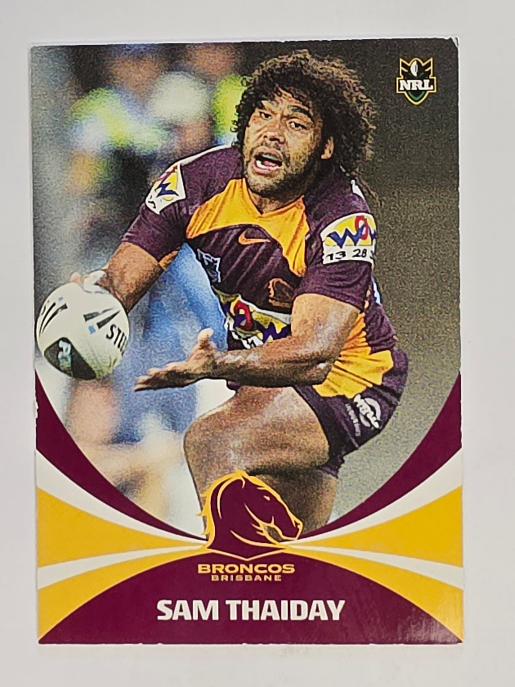 NRL 2011 Daily Telegraph | #010 Sam Thaiday | Brisbane Broncos