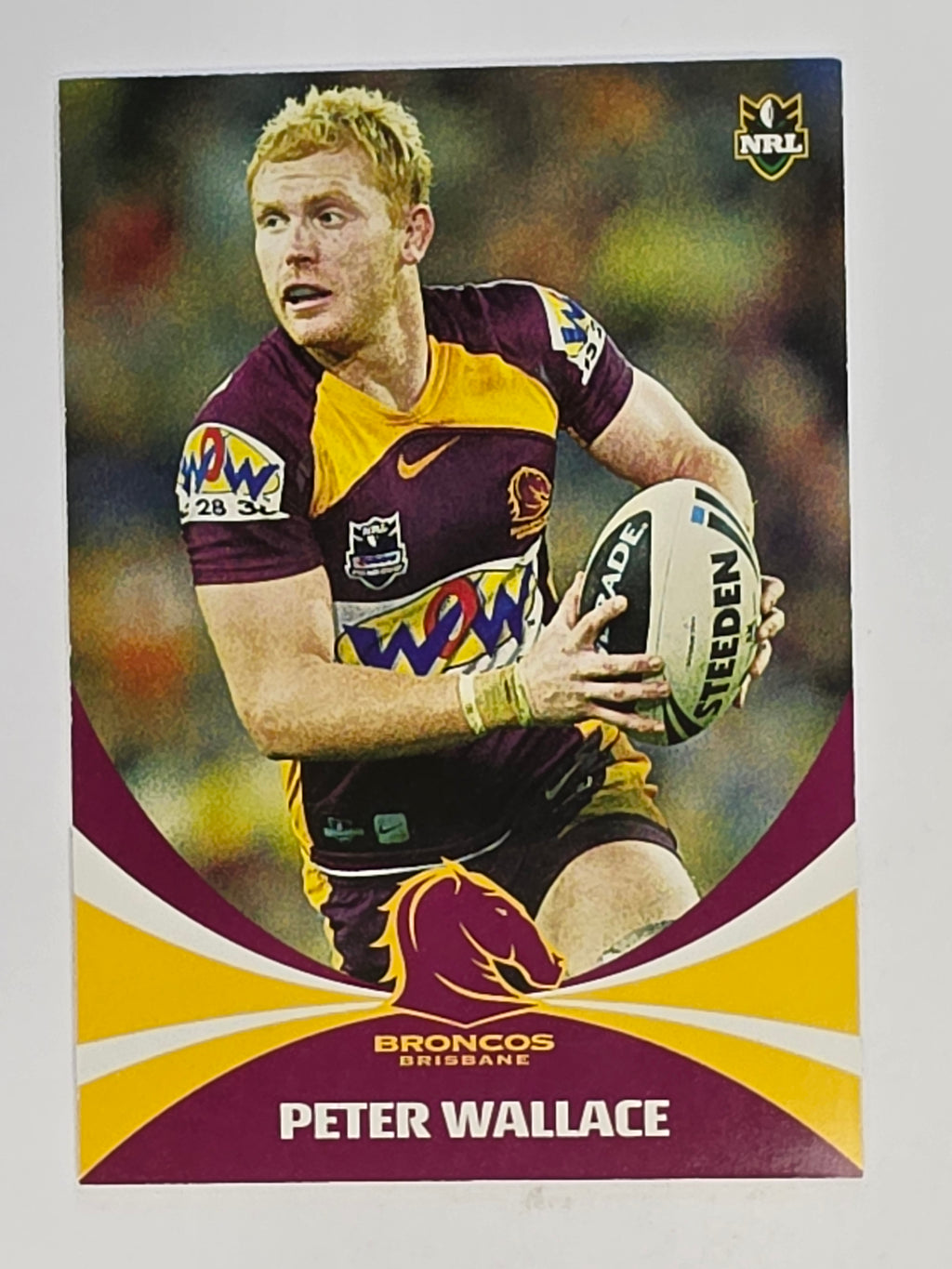 NRL 2011 Daily Telegraph | #011 Peter Wallace | Brisbane Broncos