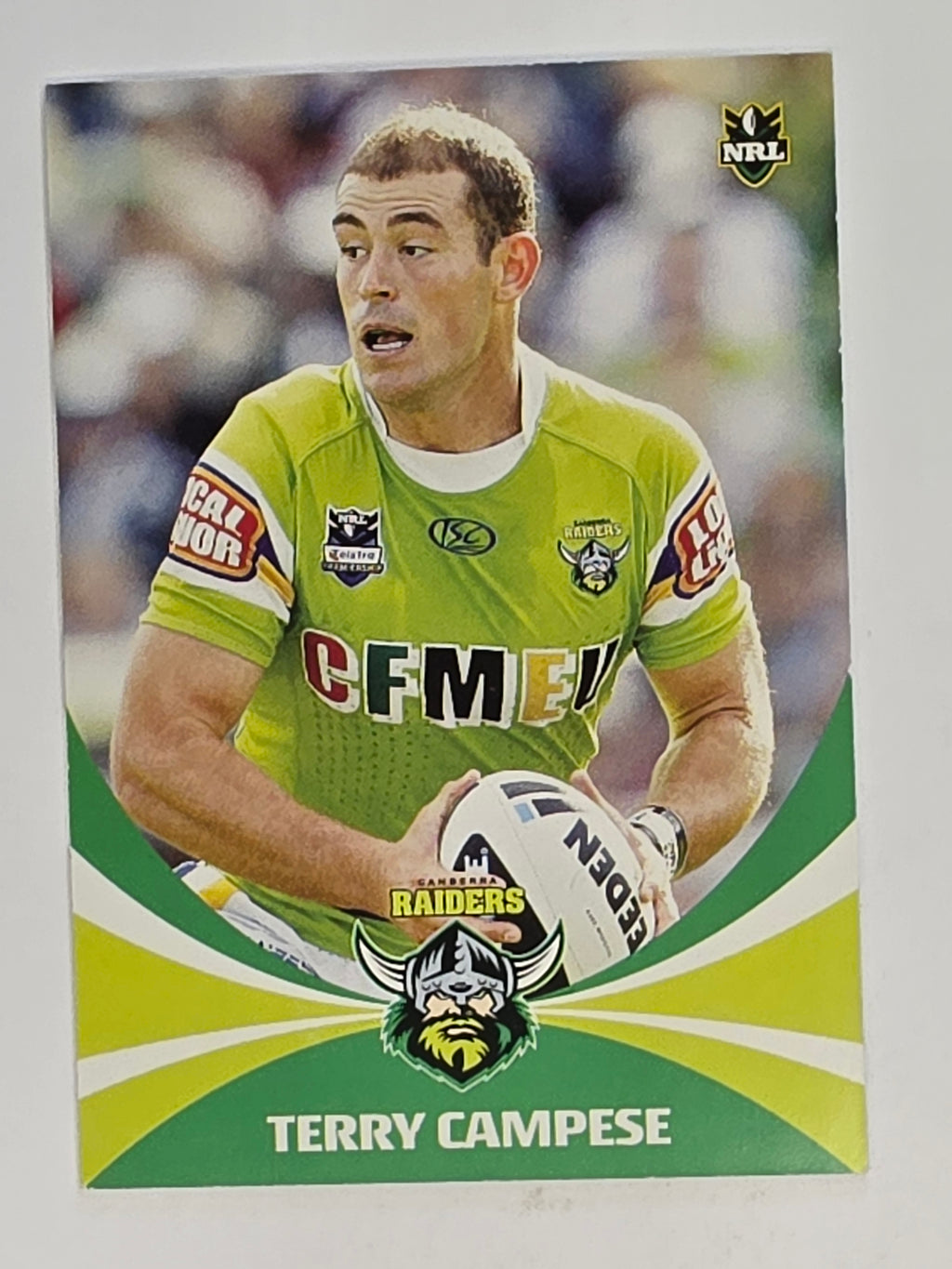NRL 2011 Daily Telegraph | #025 Terry Campese | Canberra Raiders