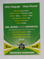 NRL 2011 Daily Telegraph | #029 Bronson Harrison | Canberra Raiders