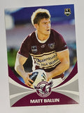 NRL 2011 Daily Telegraph | #061 Matt Ballin | Manly Warringah Sea Eagles