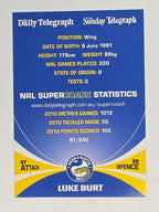NRL 2011 Daily Telegraph | #097 Luke Burt | Parramatta Eels