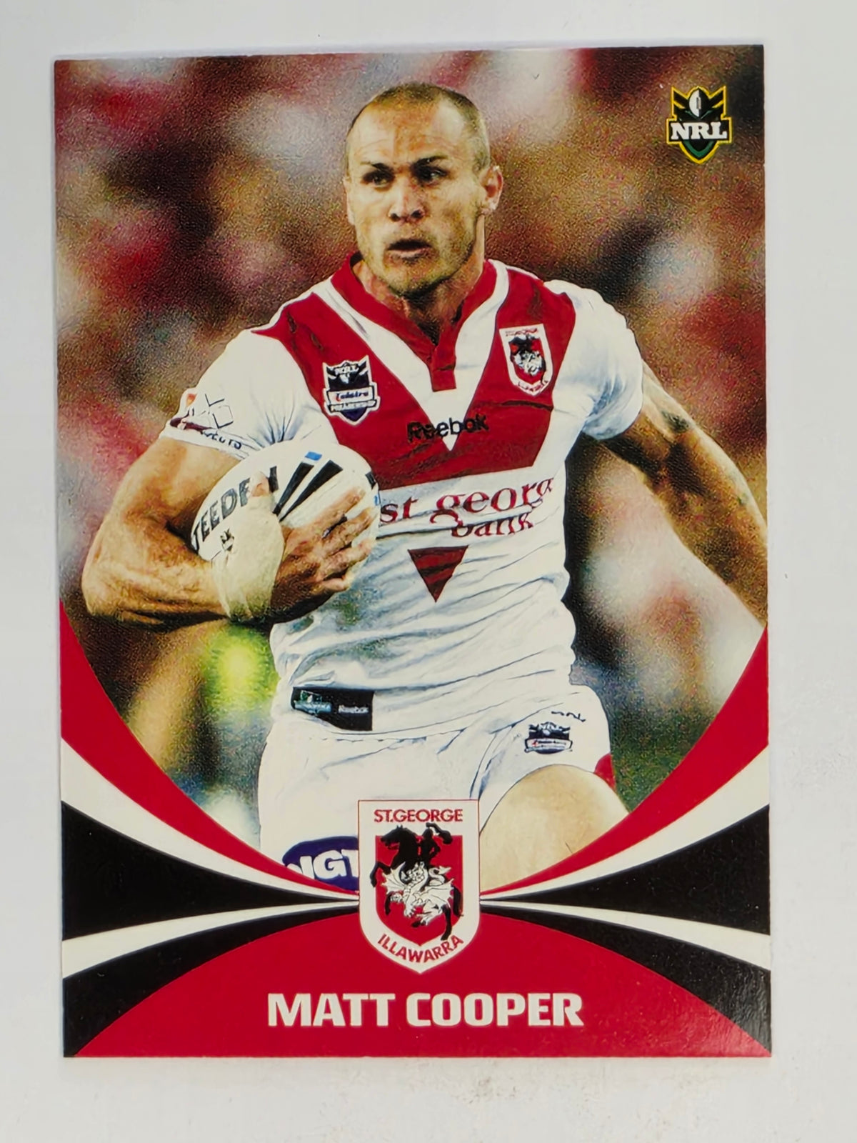 NRL 2011 Daily Telegraph | #146 Matt Cooper | St George Illawarra Dragons