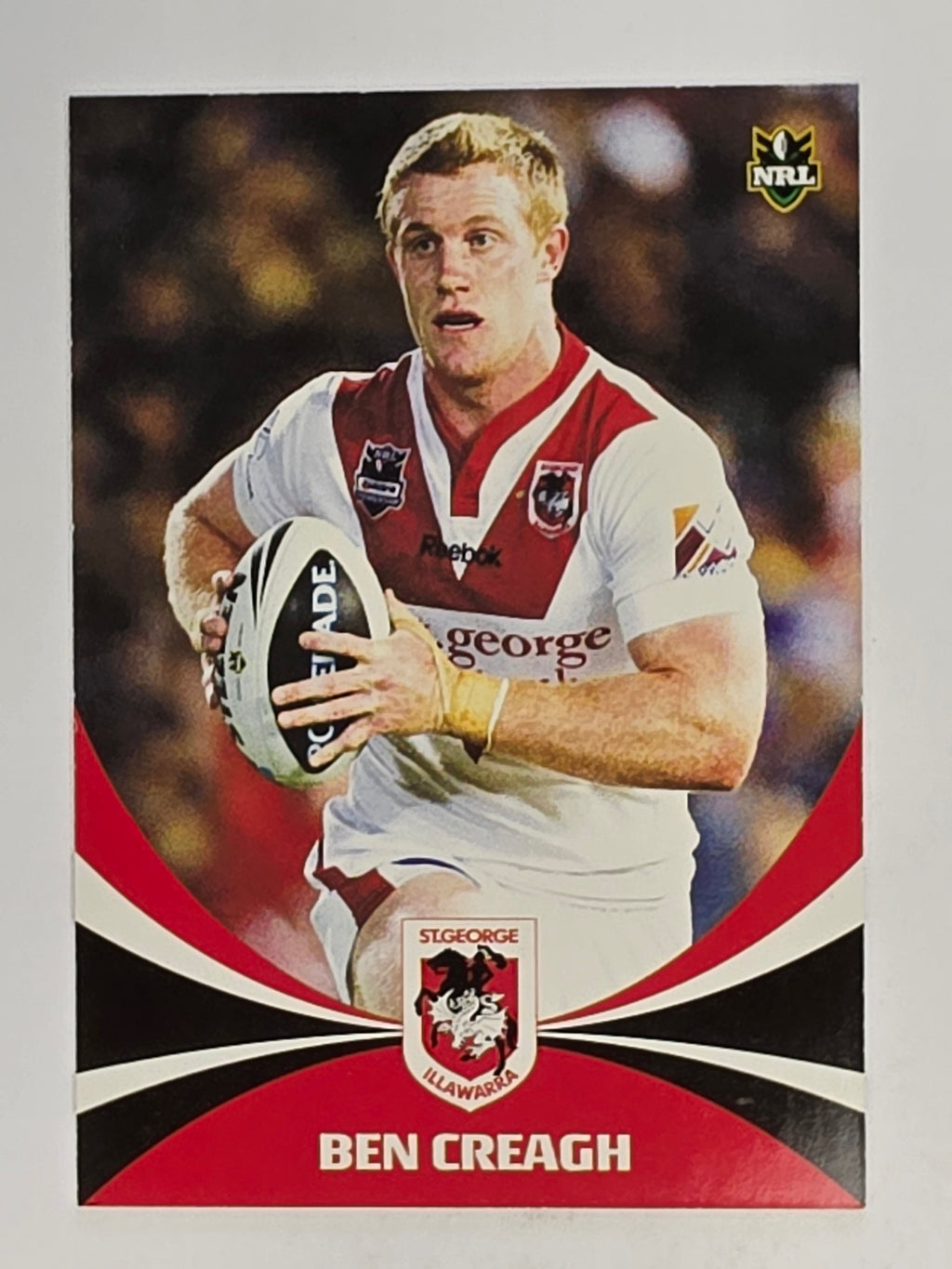 NRL 2011 Daily Telegraph | #147 Ben Creagh | St George Illawarra Dragons