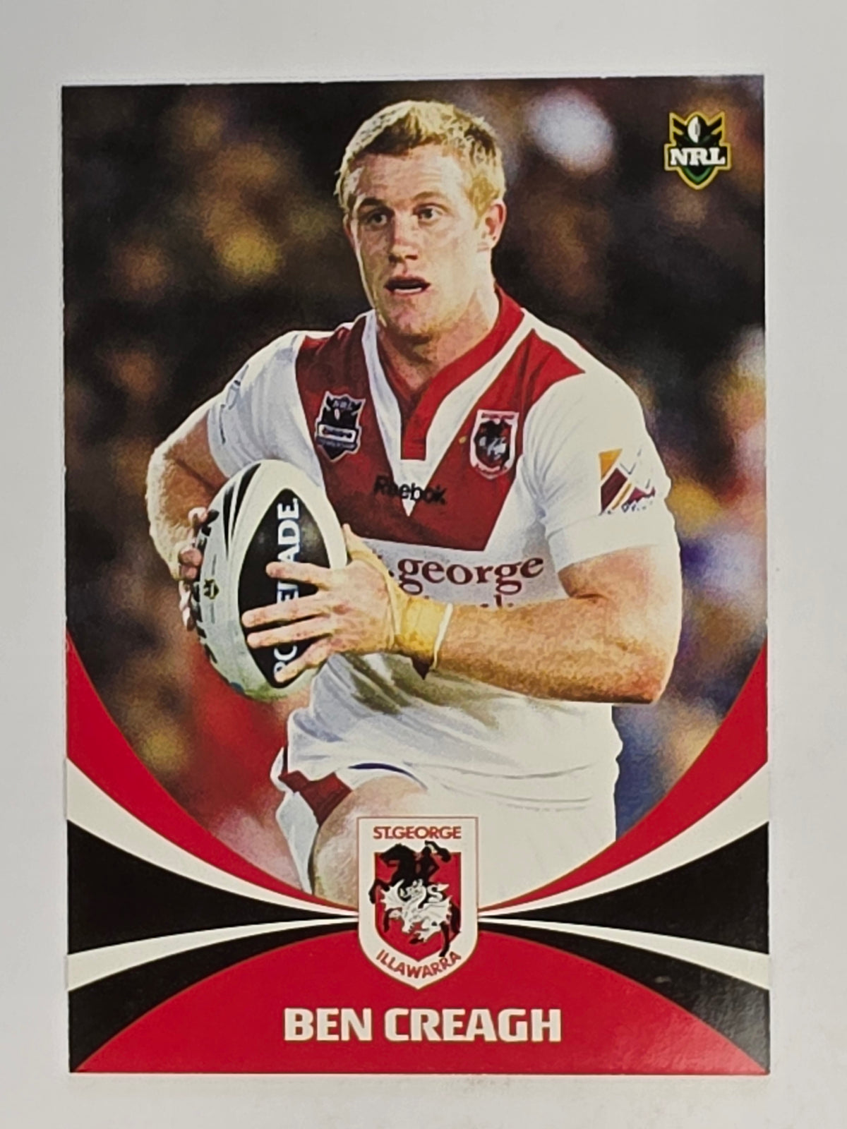 NRL 2011 Daily Telegraph | #147 Ben Creagh | St George Illawarra Dragons