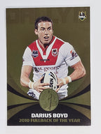 NRL 2011 Daily Telegraph | #193 Darius Boyd Dally M Winner