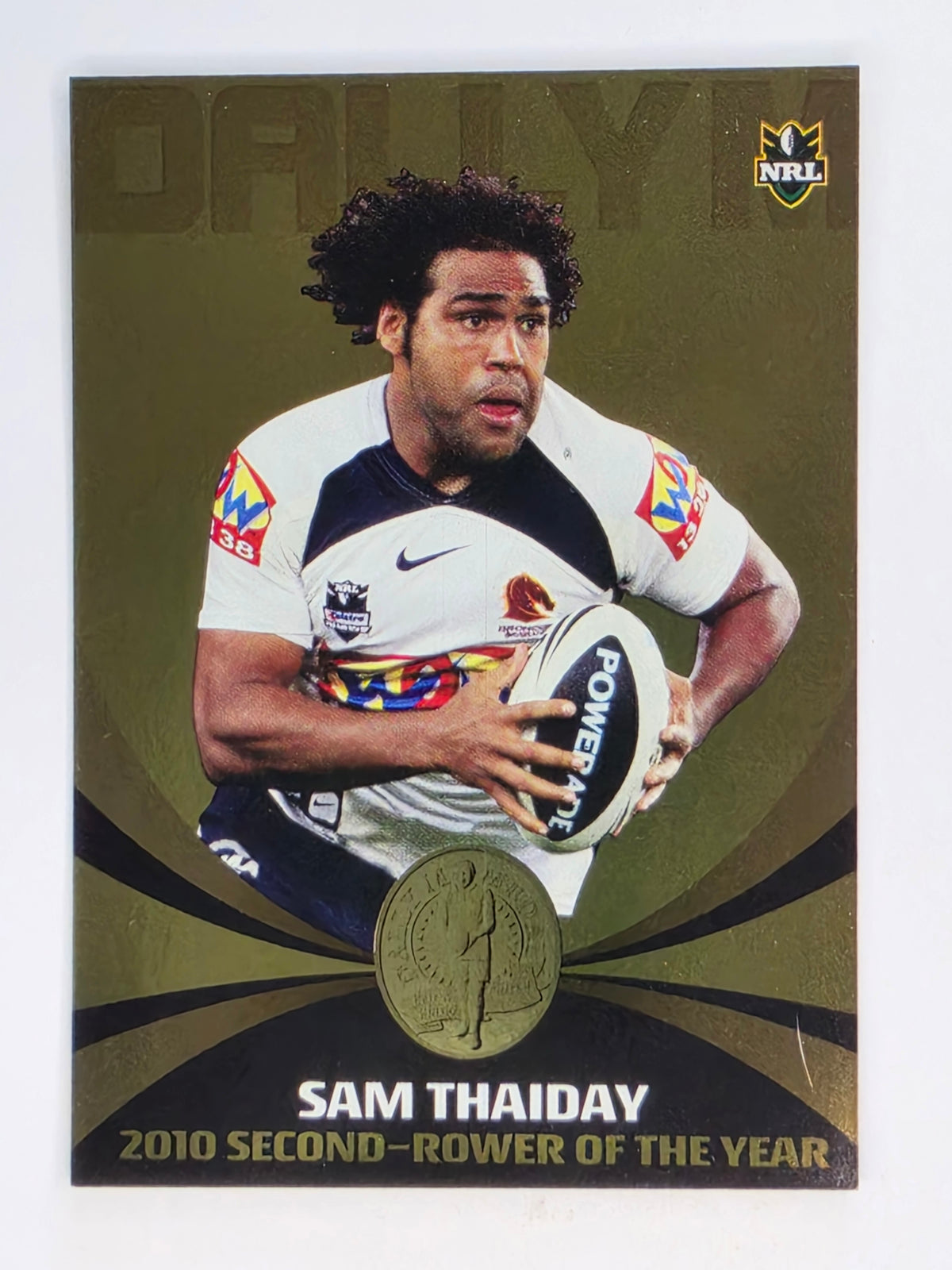 NRL 2011 Daily Telegraph | #198 Sam Thaiday Dally M Winner