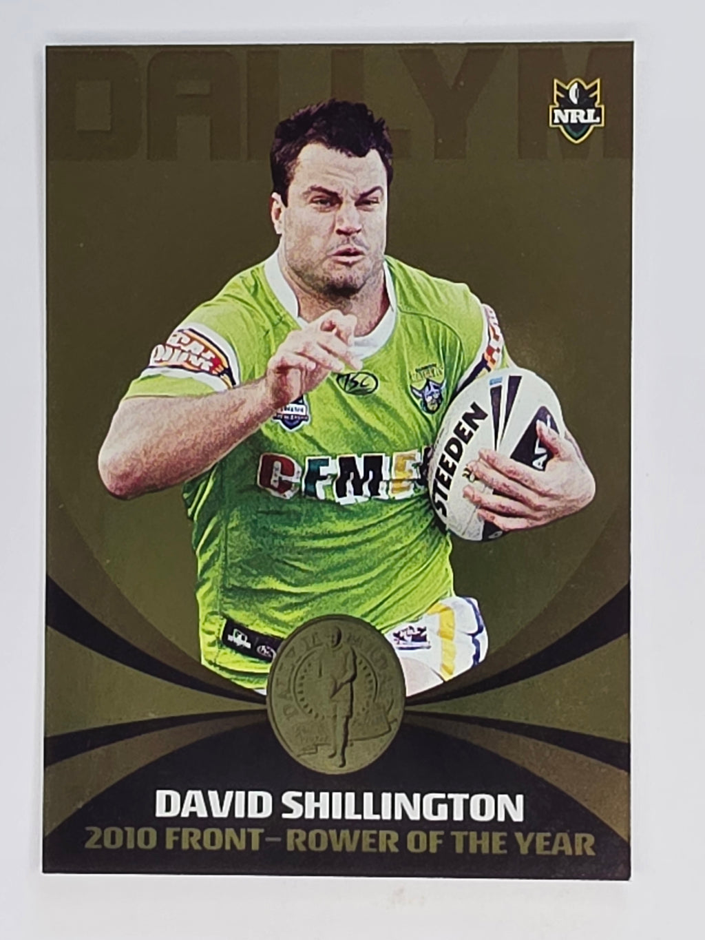 NRL 2011 Daily Telegraph | #199 David Shillington Dally M Winner