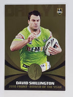 NRL 2011 Daily Telegraph | #199 David Shillington Dally M Winner
