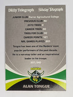 NRL 2011 Daily Telegraph | #207 Alan Tongue Top Try Scorers