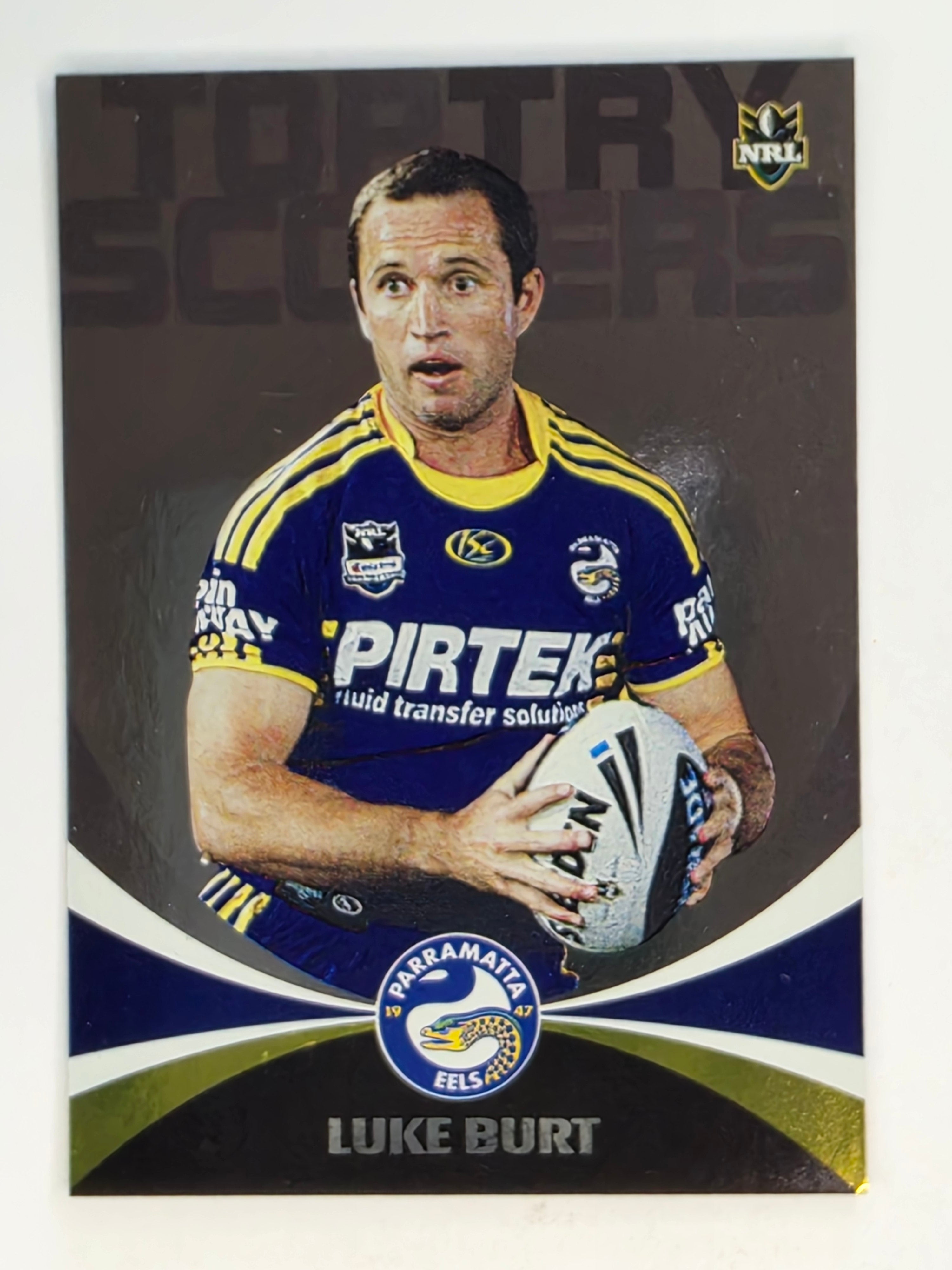NRL 2011 Daily Telegraph | #213 Luke Burt Top Try Scorers