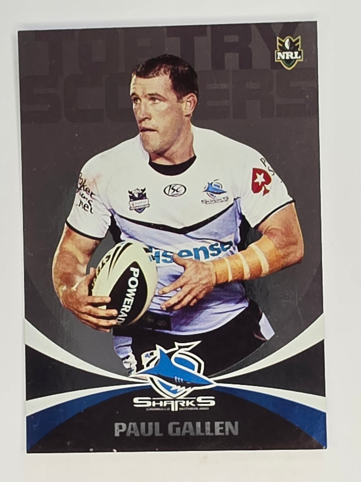 NRL 2011 Daily Telegraph | #215 Paul Gallen Top Try Scorers