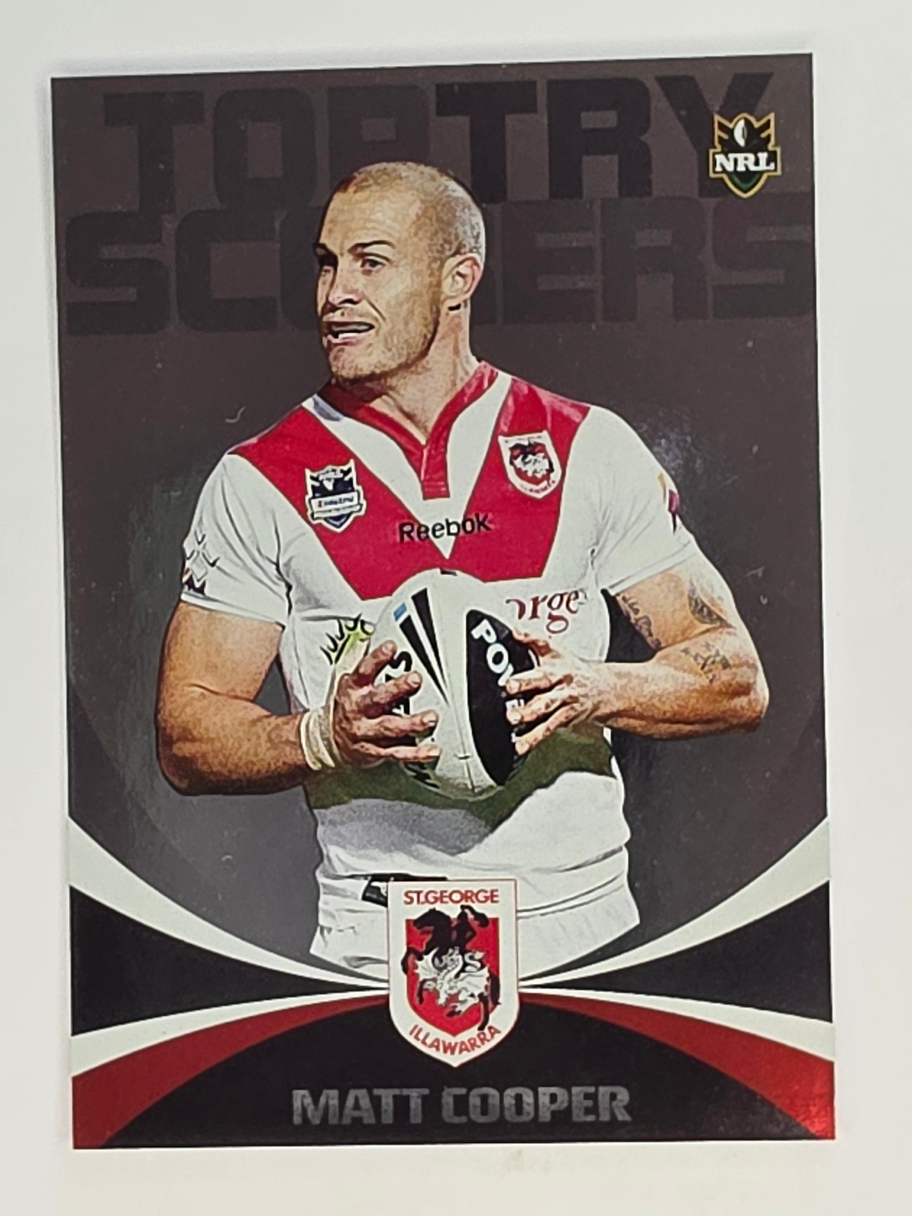 NRL 2011 Daily Telegraph | #217 Matt Cooper Top Try Scorers