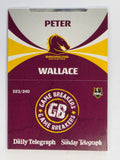 NRL 2011 Daily Telegraph | #223 Peter Wallace Game Breakers (Pop Up Card)