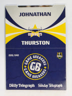 NRL 2011 Daily Telegraph | #226 Johnathan Thurston Game Breakers (Pop Up Card)