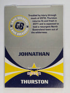 NRL 2011 Daily Telegraph | #226 Johnathan Thurston Game Breakers (Pop Up Card)