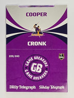 NRL 2011 Daily Telegraph | #229 Cooper Cronk Game Breakers (Pop Up Card)