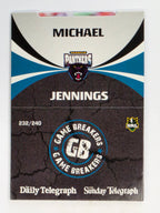NRL 2011 Daily Telegraph | #232 Michael Jennings Game Breakers (Pop Up Card)