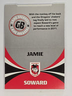 NRL 2011 Daily Telegraph | #235 Jamie Soward Game Breakers (Pop Up Card)