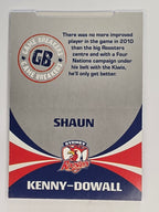 NRL 2011 Daily Telegraph | #238 Shaun Kenny-Dowall Game Breakers (Pop Up Card)