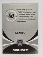 NRL 2011 Daily Telegraph | #239 James Maloney Game Breakers (Pop Up Card)