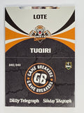 NRL 2011 Daily Telegraph | #240 Lote Tuqiri Game Breakers (Pop Up Card)