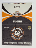 NRL 2011 Daily Telegraph | #240 Lote Tuqiri Game Breakers (Pop Up Card)