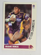 NRL 2003 Daily Telegraph | #006 | Petero Civoniceva | Brisbane Broncos