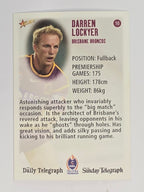 NRL 2003 Daily Telegraph | #010 | Darren Lockyer | Brisbane Broncos