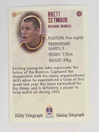 NRL 2003 Daily Telegraph | #012 | Brett Seymour | Brisbane Broncos
