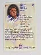 NRL 2003 Daily Telegraph | #022 | Corey Hughes | Canterbury Bankstown Bulldogs
