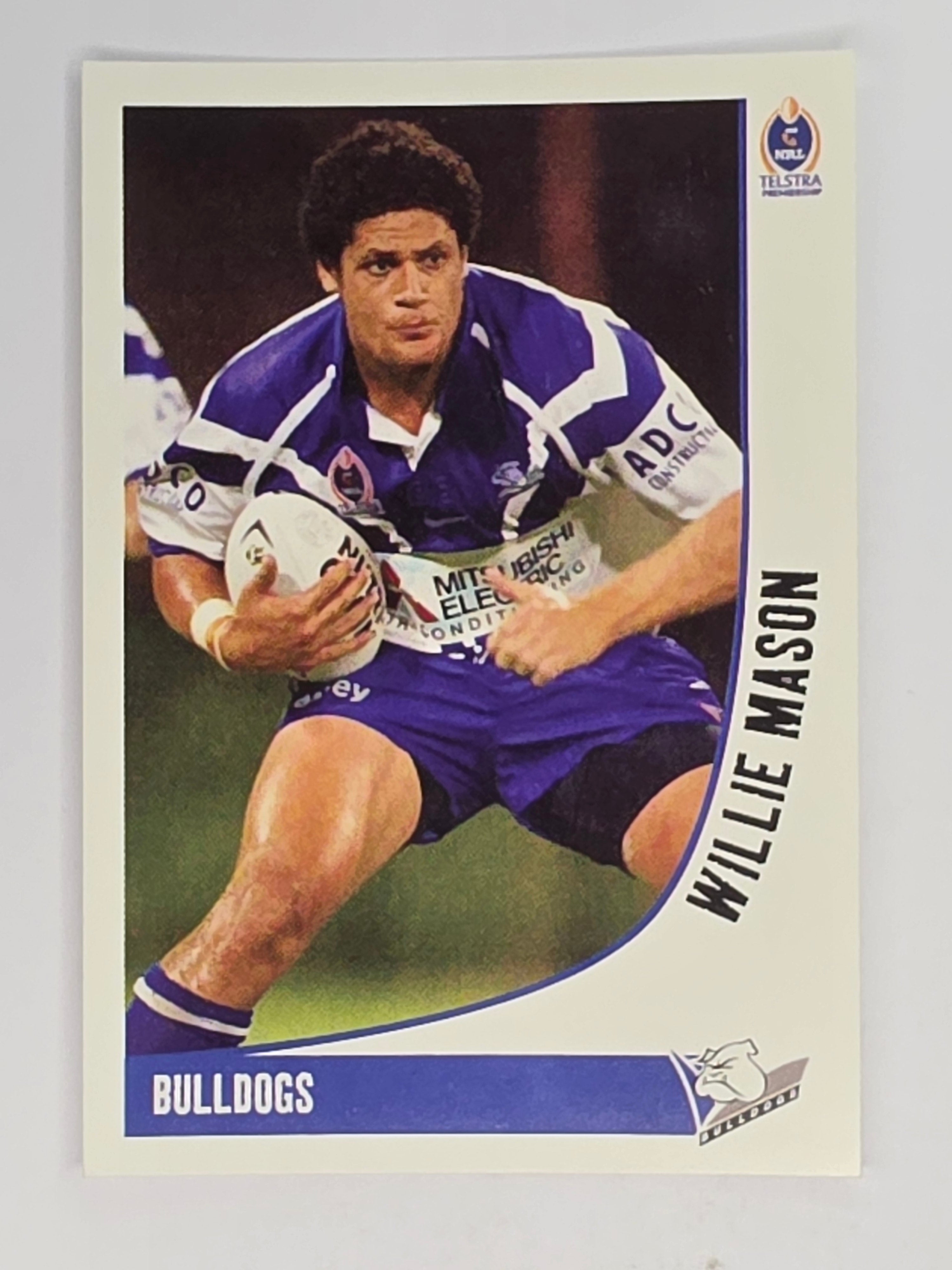 NRL 2003 Daily Telegraph | #024 | Willie Mason | Canterbury Bankstown Bulldogs