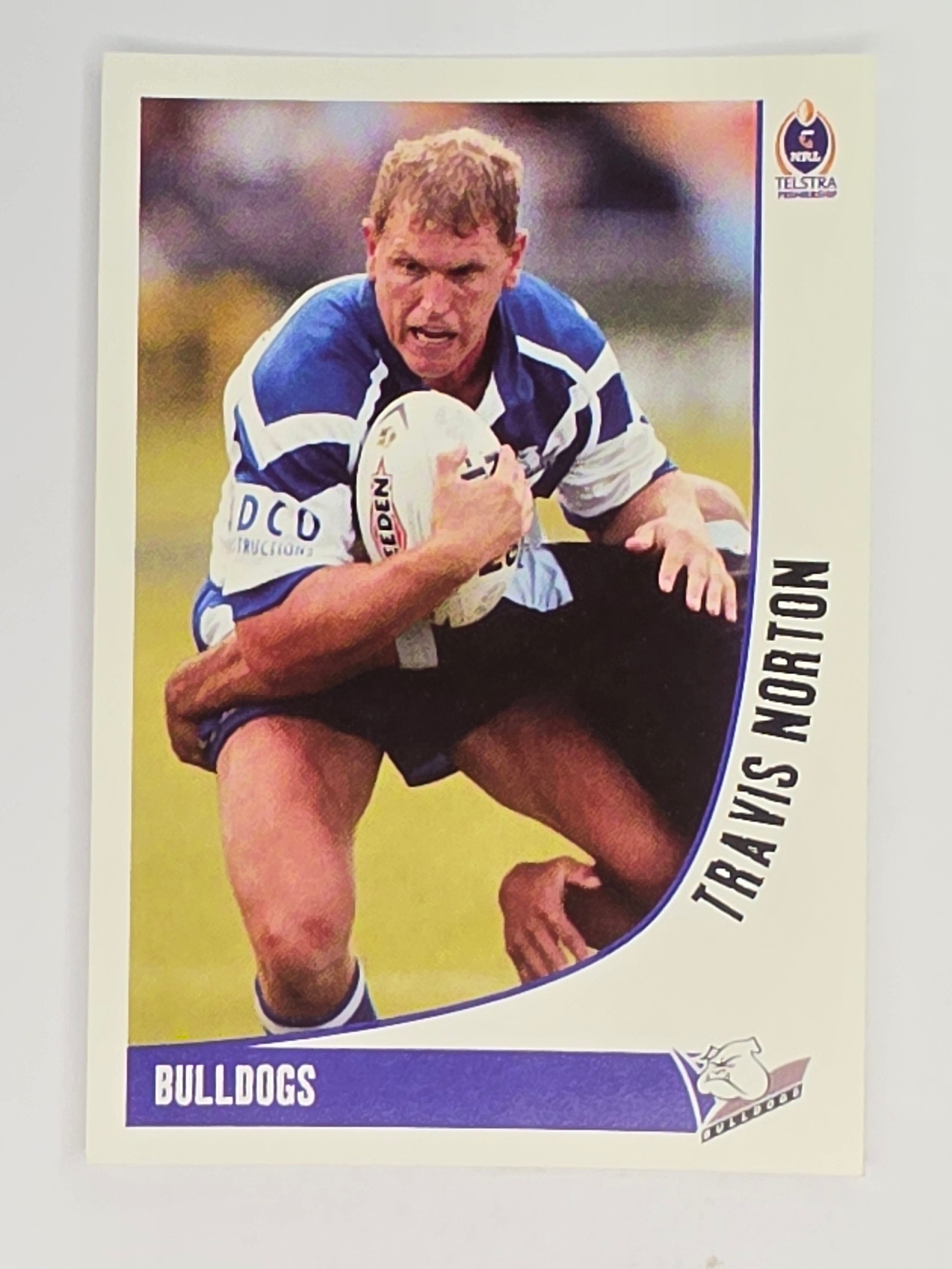 NRL 2003 Daily Telegraph | #025 | Travis Norton | Canterbury Bankstown Bulldogs