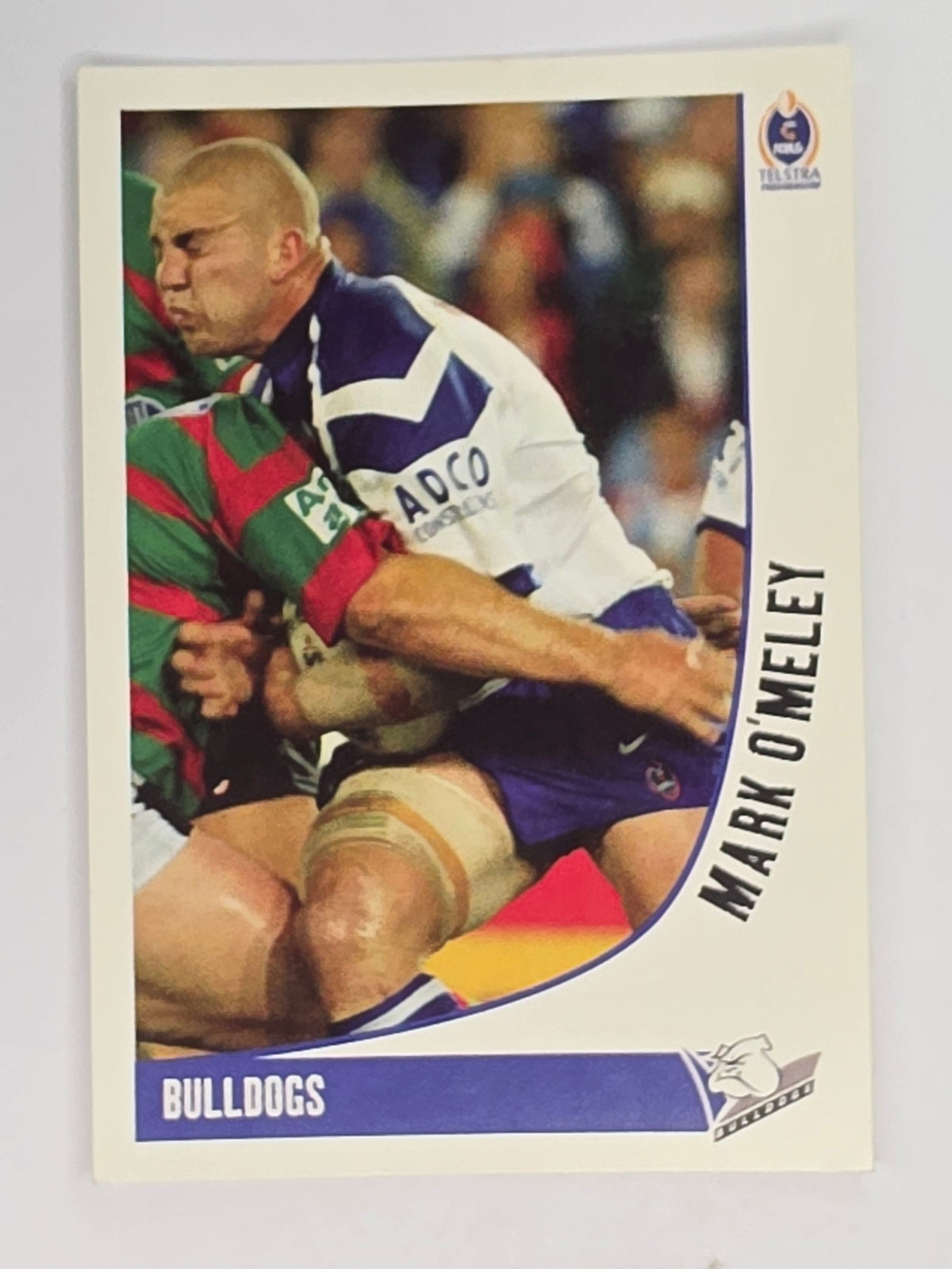 NRL 2003 Daily Telegraph | #026 | Mark O'Meley | Canterbury Bankstown Bulldogs