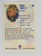 NRL 2003 Daily Telegraph | #026 | Mark O'Meley | Canterbury Bankstown Bulldogs