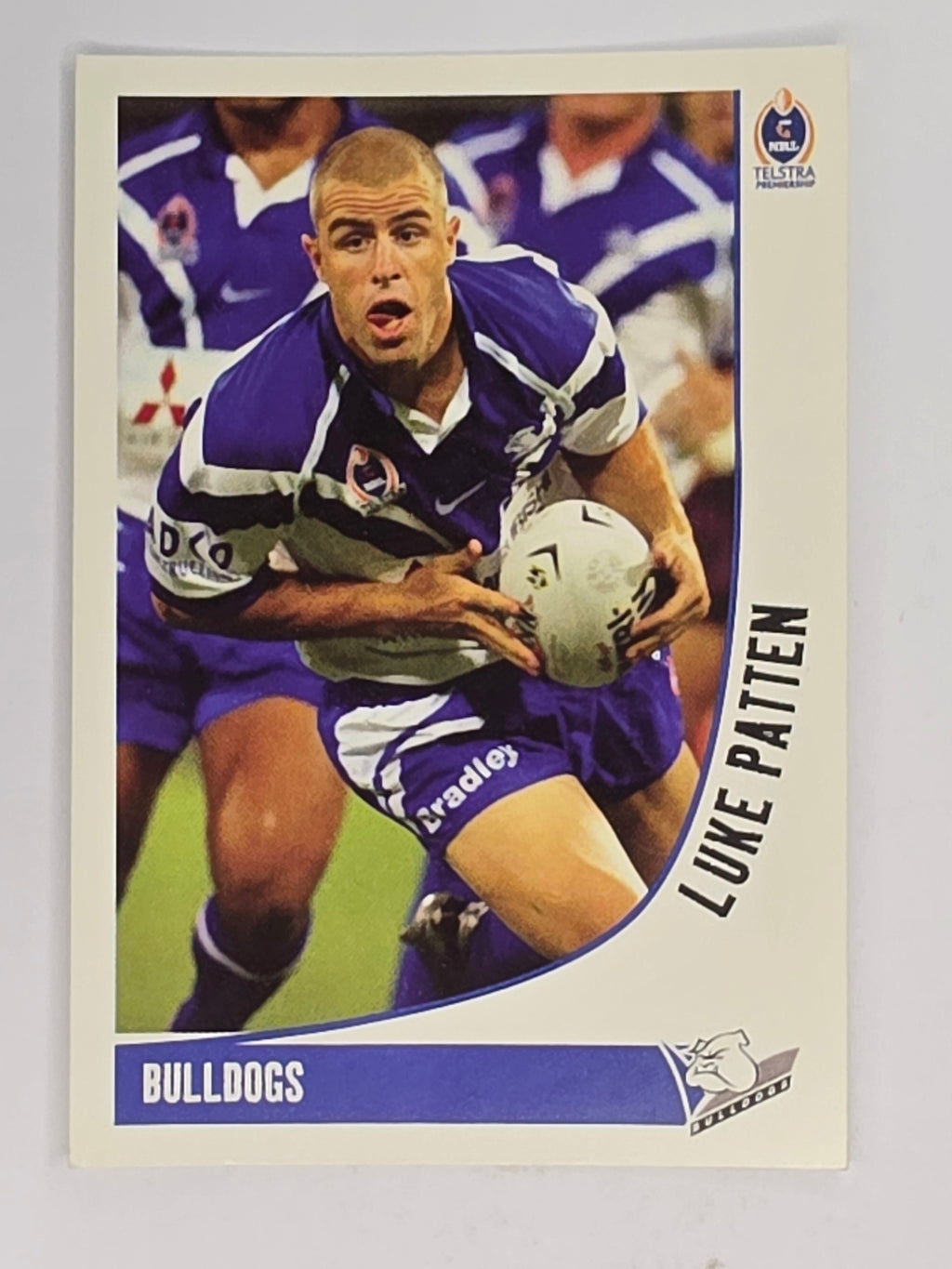 NRL 2003 Daily Telegraph | #027 | Luke Patten | Canterbury Bankstown Bulldogs