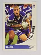 NRL 2003 Daily Telegraph | #027 | Luke Patten | Canterbury Bankstown Bulldogs